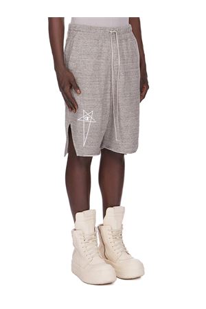 Champion X Rick Owens in jersey di felpa grigio melange RICK OWENS CHAMPION | CM01E1687CHMJ178
